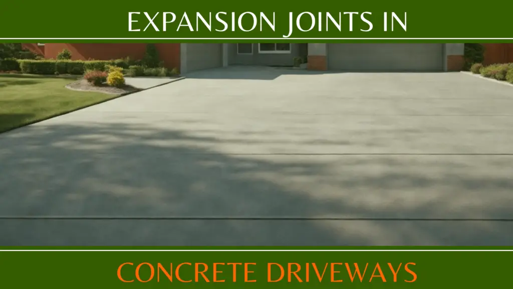 The Importance of Expansion Joints in Concrete Driveways DRIVEWAY GEEK