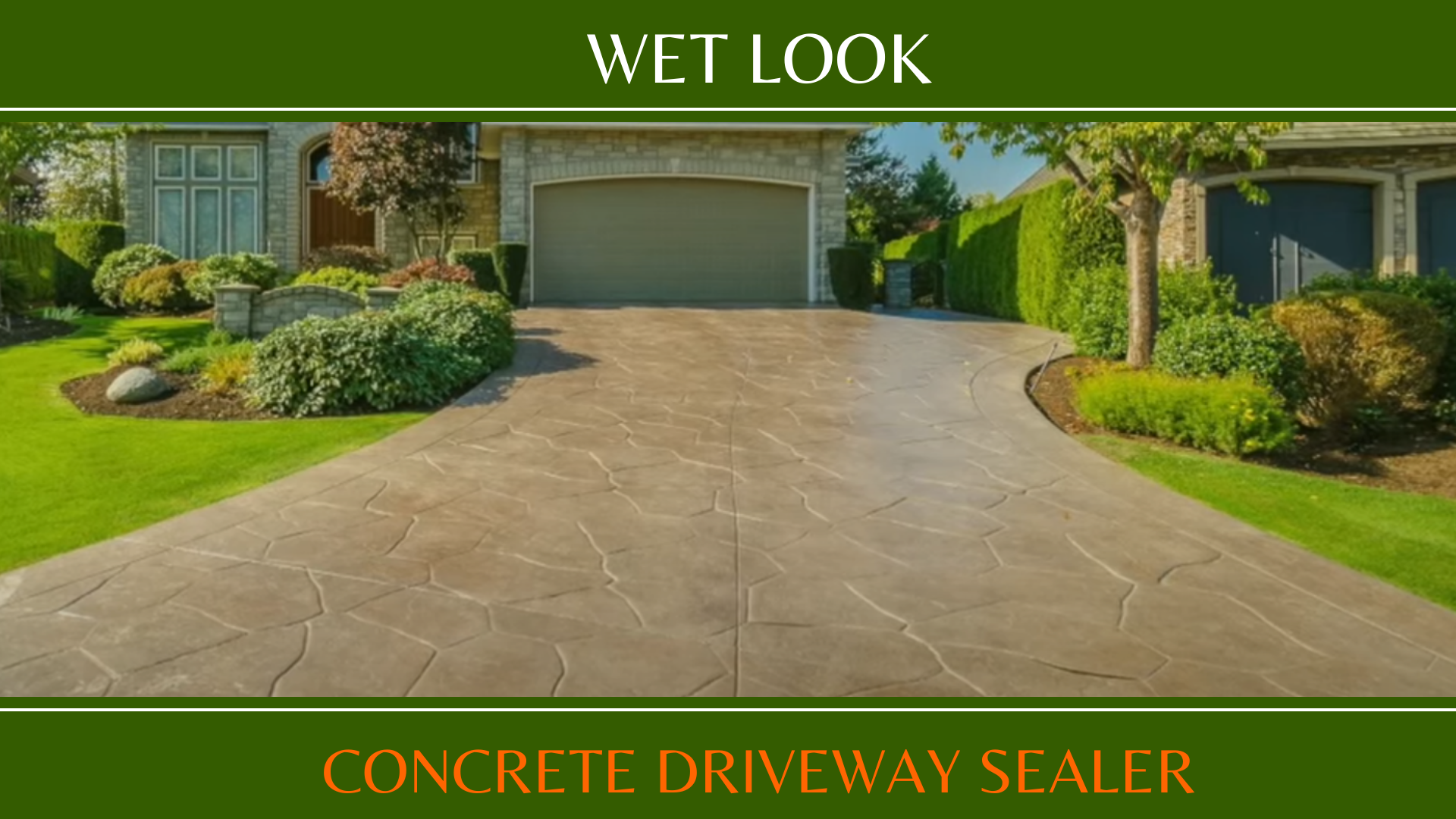 Wet Look Concrete Driveway Sealer Comprehensive Guide ! [2023]